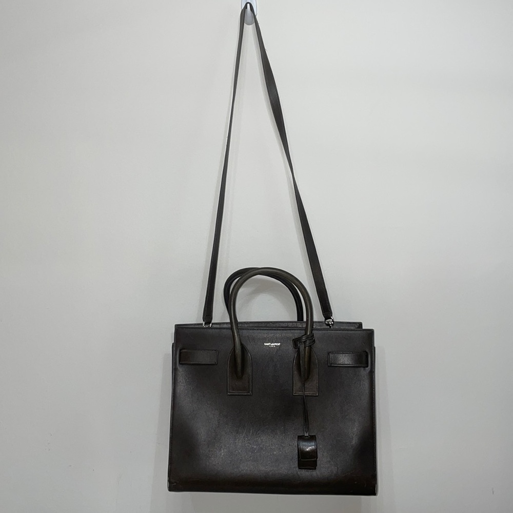 Saint Laurent Sac De Jour Leather tote